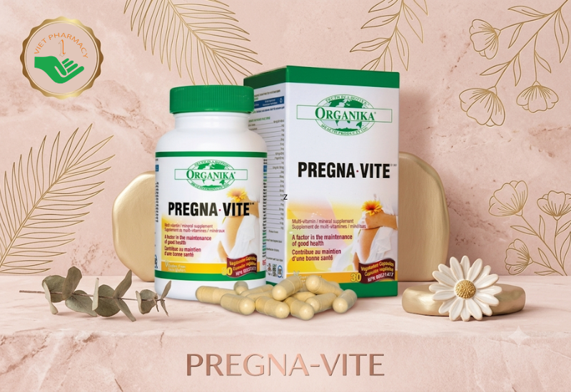Viên uống bổ sung vitamin và khoáng chất cho bà bầu Organika Pregna Vite