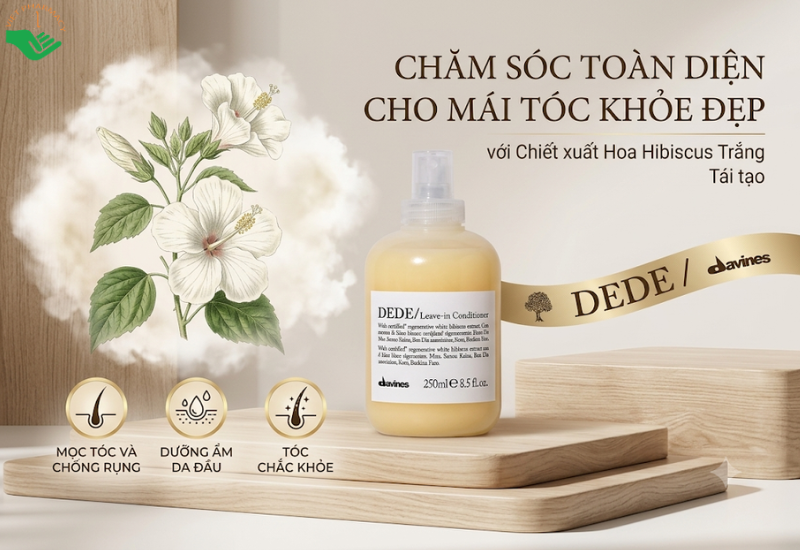 Xịt dưỡng tóc Dede Hair Mist Davines bảo vệ tóc khỏi nhiệt cao và tăng độ bồng bềnh (Chai 250ml)