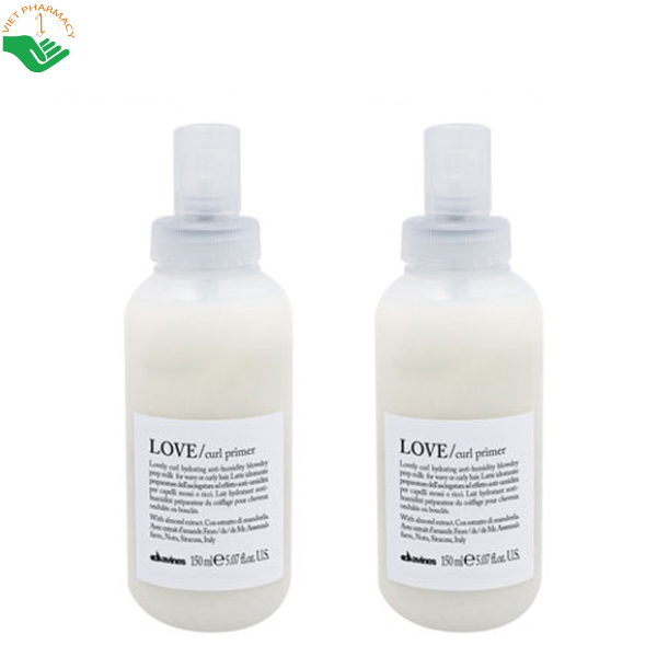 Xịt dưỡng tóc Love Curl Primer Davines giúp định hình tóc trước khi sấy và bảo vệ tóc khỏi tác hại của nhiệt (Chai 150ml)