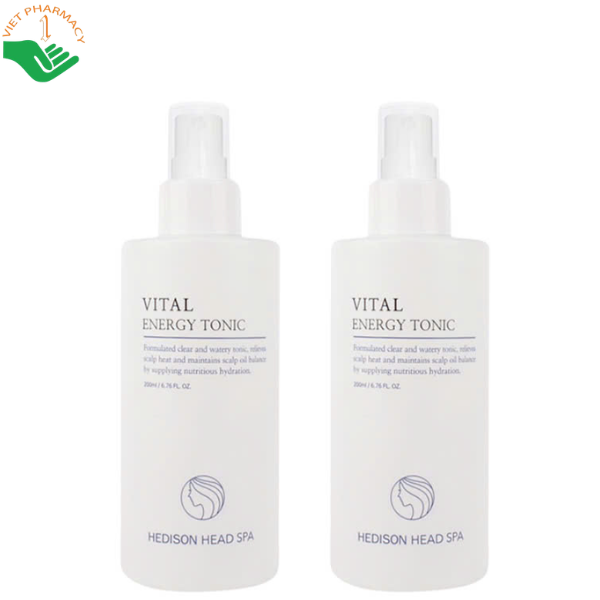 Xịt dưỡng tóc Vital Energy Tonic Dr.Hedison giúp tóc chắc khỏe và bồng bềnh (Chai 200ml)
