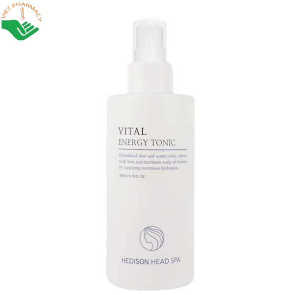 Xịt dưỡng tóc Vital Energy Tonic Dr.Hedison giúp tóc chắc khỏe và bồng bềnh (Chai 200ml)