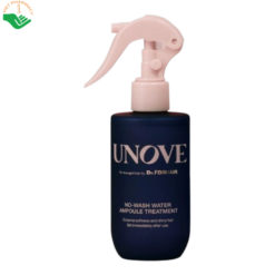 Xịt dưỡng tóc Water Ampoule Treatment UNOVE giúp tóc bóng khỏe, vào nếp và phục hồi hư tổn (Chai 200ml)