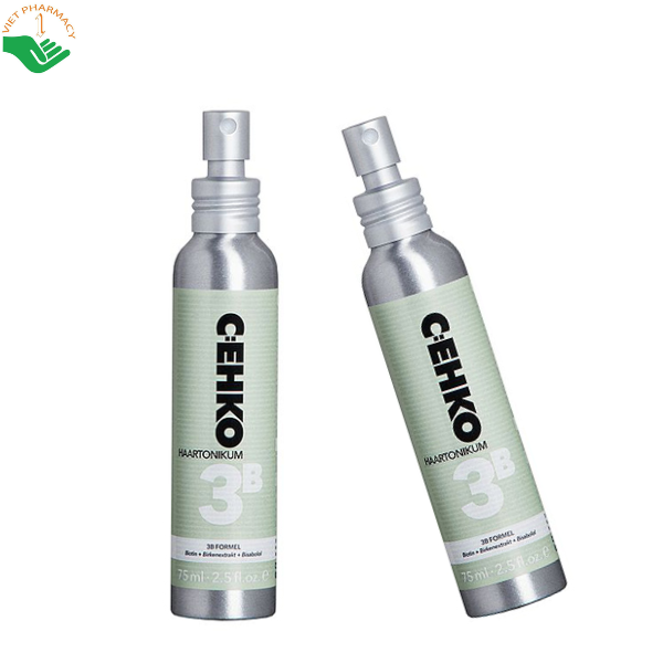 Xịt mọc tóc Haartonikum Cehko giảm rụng và hỗ trợ mọc tóc nhanh (Chai 75ml)