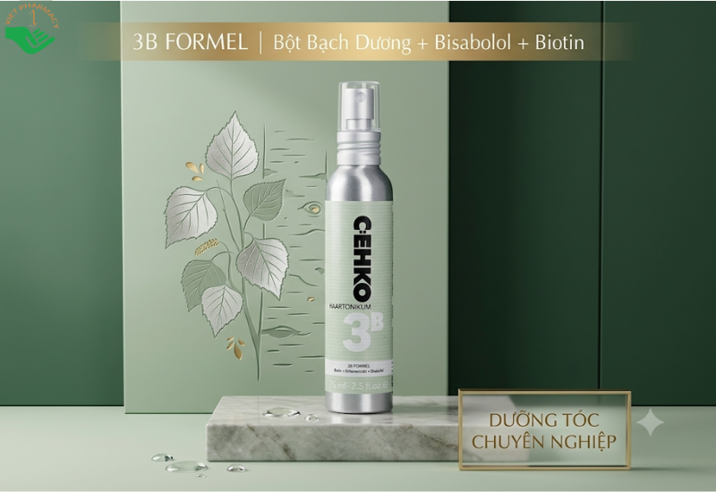 Xịt mọc tóc Haartonikum Cehko giảm rụng và hỗ trợ mọc tóc nhanh (Chai 75ml)