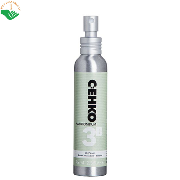 Xịt mọc tóc Haartonikum Cehko giảm rụng và hỗ trợ mọc tóc nhanh (Chai 75ml)