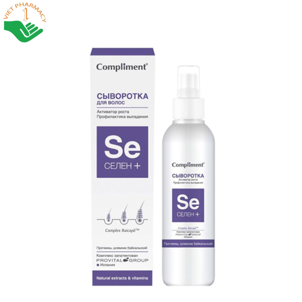 Xịt tóc SE Selen Compliment phục hồi tóc hư tổn và kích thích mọc tóc (Chai 200ml)