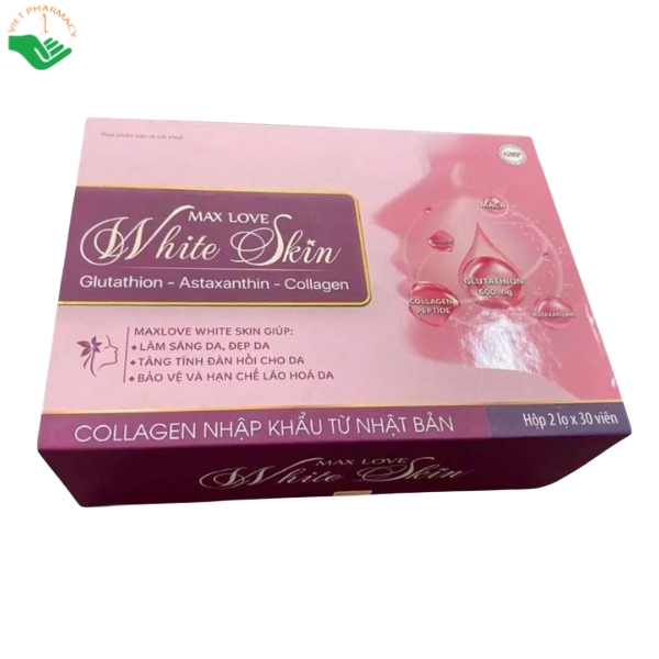Vien-uong-lam-dep-da-White-Skin-Max-Love-Ho-tro-duy-tri-lan-da-sang-khoe-Hop-2-lo-30-vien