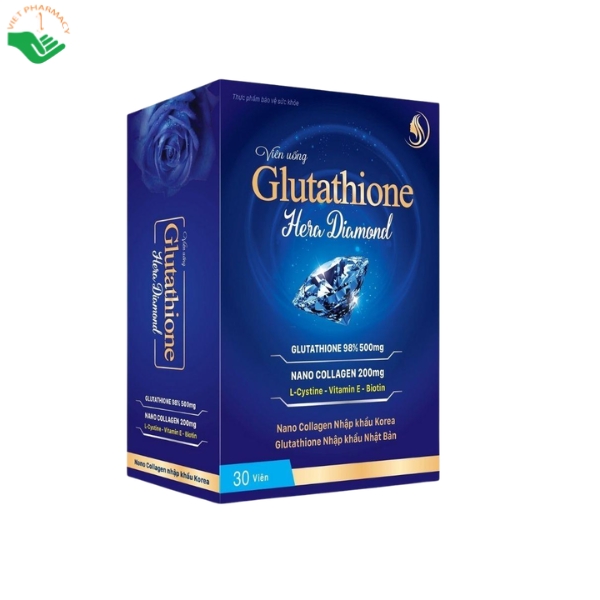 Vien-uong-Glutathione-Hera-Diamond-Bibita-Ho-tro-cham-soc-va-nuoi-duong-lan-da-tu-ben-trong-Hop-30-vien