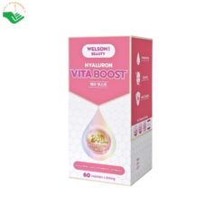 Vien-uong-Welson-Beauty-Hyaluron-Vita-Boost-CNS-Pharm-Korea-Ho-tro-cham-soc-va-lam-dep-da-Hop-60-vien