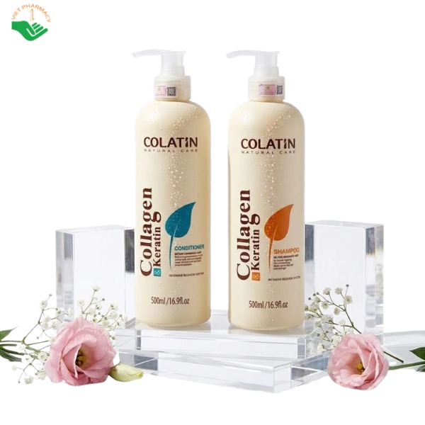 Dau-goi-va-xa-phuc-hoi-Collagen-Keratin-Natural-Care-Colatin-Lam-sach-toc-va-da-dau-nhe-nhang-Chai-500ml