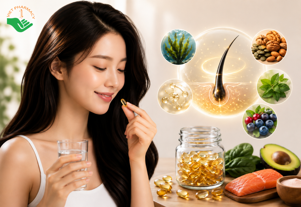 Bổ sung dưỡng chất qua viên uống hỗ trợ