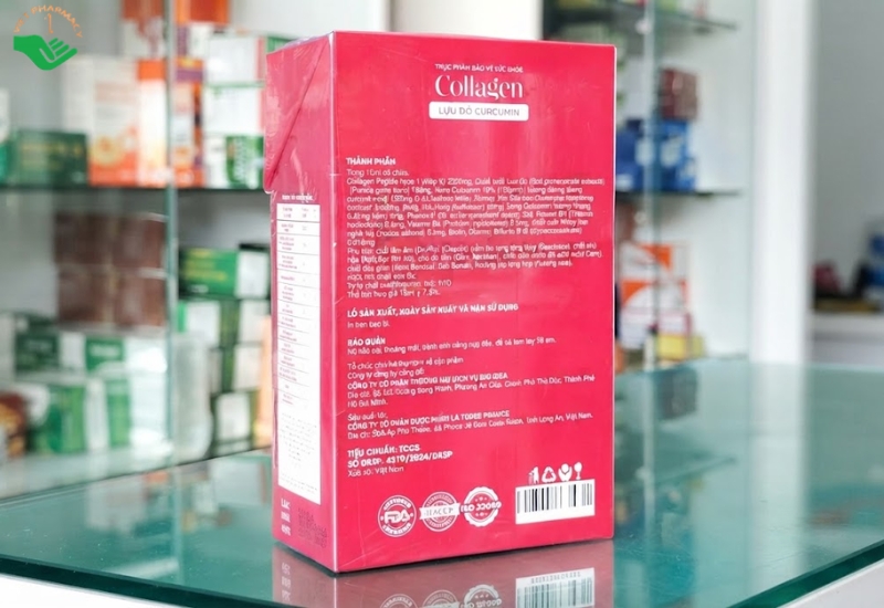 Dung-dich-uong-Collagen-Luu-Do-Curcumin-La-Terre-France-Ho-tro-cham-soc-lan-da-tu-ben-trong-Hop-10-goi-x-15ml