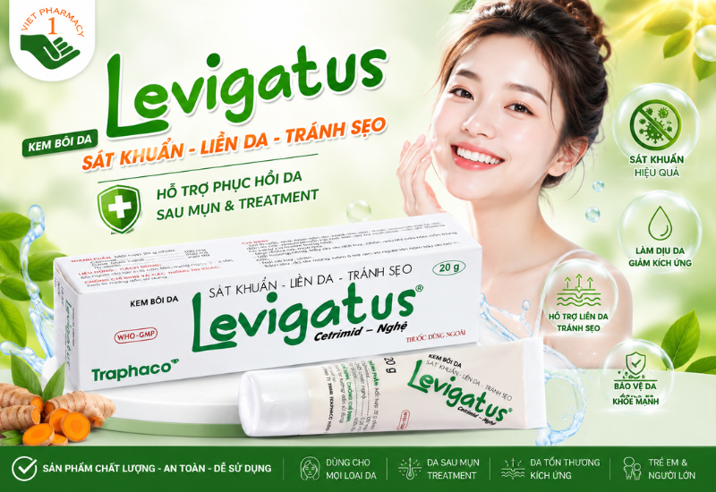 Levigatus có trị thâm mụn không?