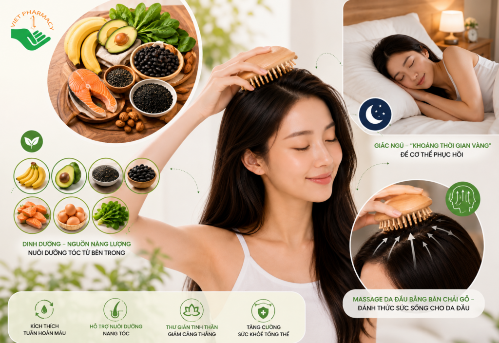 Thiết lập lối sống lành mạnh và massage bằng bàn chải gỗ