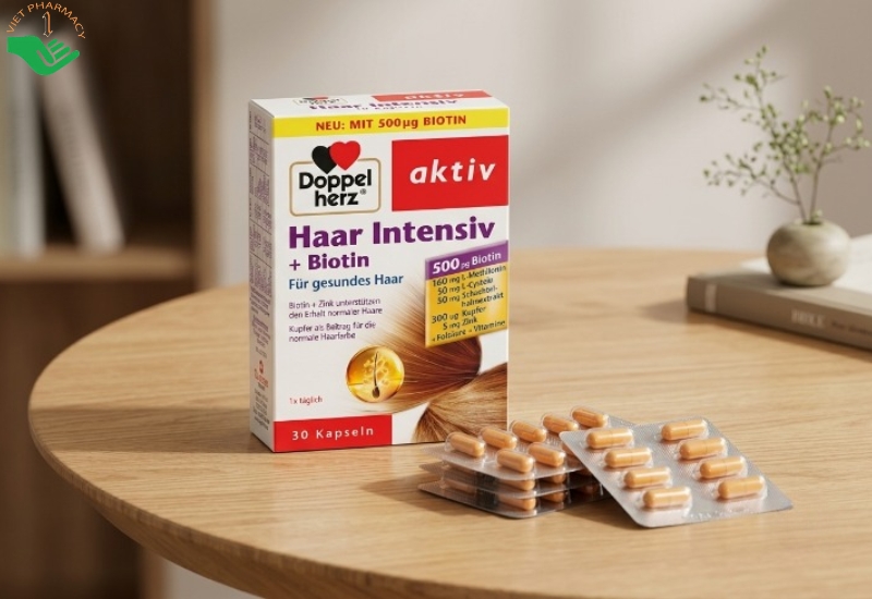Vien-uong-Haar-Intensive-Biotin-Doppelherz-ho-tro-giam-rung-toc-giup-toc-chac-khoe-Hop-30-vien