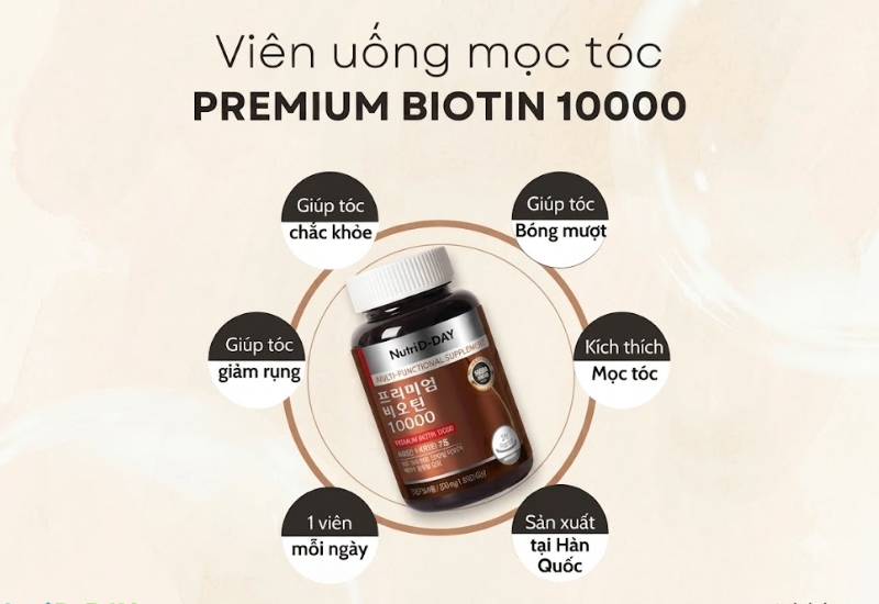Vien-uong-Premium-Biotin-10000mcg-Nutri-D-Day-giup-giam-rung-toc-kich-thich-moc-toc-ho-tro-da-sang-khoe-va-mong-chac-khoe-Hop-90-vien