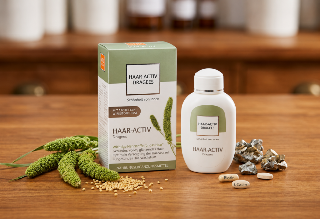 Viên uống mọc tóc Haar-Activ Dragees Merz Spezial hỗ trợ giảm rụng tóc, kích thích mọc tóc, giúp tóc chắc khỏe và bóng mượt 