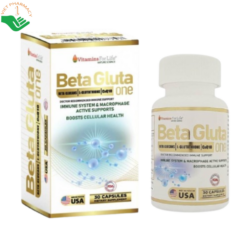 Beta Gluta One Vitamins For Life hỗ trợ nâng cao sức đề kháng cho da, chống oxy hóa (Hộp 30 viên)
