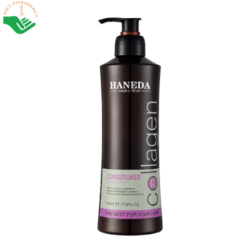 Bộ dầu gội xả Collagen Haneda làm sạch tóc và da đầu, cung cấp độ ẩm và dưỡng chất cho tóc (Dầu gội 500ml + Dầu xả 500ml)