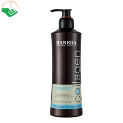 Bộ dầu gội xả Collagen Haneda làm sạch tóc và da đầu, cung cấp độ ẩm và dưỡng chất cho tóc (Dầu gội 500ml + Dầu xả 500ml)