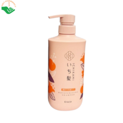 Bộ dầu gội xả Ichikami Kracie phục hồi tóc hư tổn, nuôi dưỡng mái tóc mượt (Dầu gội 480ml + Dầu xả 480ml)