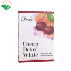 Bột Cherry Detox White Đông Nam Dược Bát Phúc bổ sung collagen, hỗ trợ da sáng mịn (Hộp 12 gói)