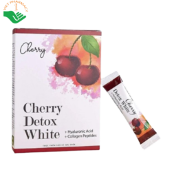 Bột Cherry Detox White Đông Nam Dược Bát Phúc bổ sung collagen, hỗ trợ da sáng mịn (Hộp 12 gói)