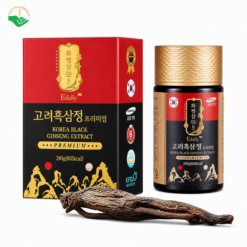 Cao hắc sâm Hwa Pyung Sam Korea Black Ginseng Extract Premium Edally BH tăng cường trí nhớ và sức khỏe tổng thể hộp 1 x 240g