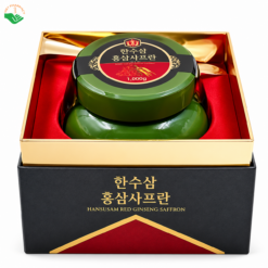Cao hồng sâm nhụy hoa nghệ tây Red Ginseng Saffron Hansusam tăng cường sức khỏe và làm đẹp da, hỗ trợ giấc ngủ sâu hũ sành 1kg