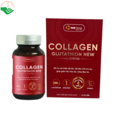 Collagen Glutathion New DKB Pharma giảm lão hóa và sạm nám, dưỡng da sáng đẹp (Hộp 30 viên)