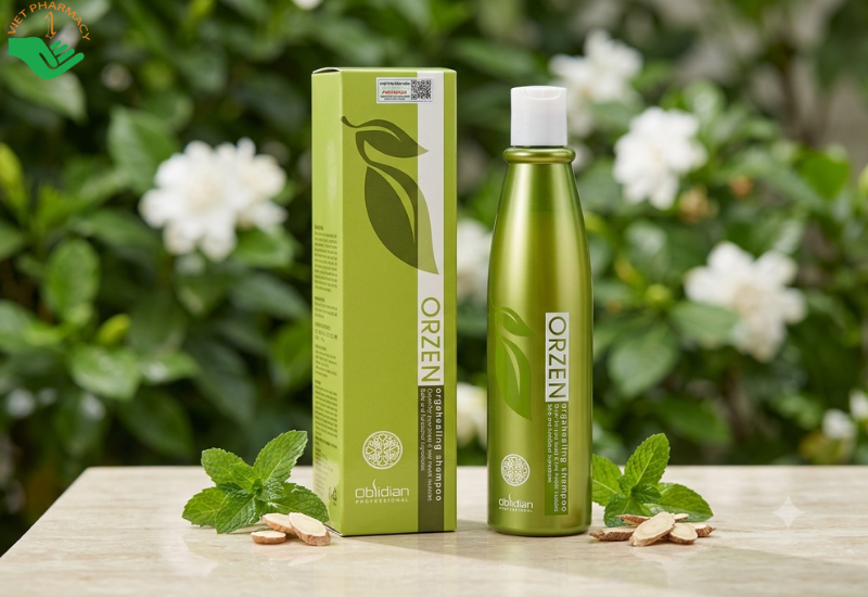 Dầu gội Orgahealing Shampoo Orzen ngăn ngừa rụng tóc, giúp tóc chắc khỏe (Chai 320ml)