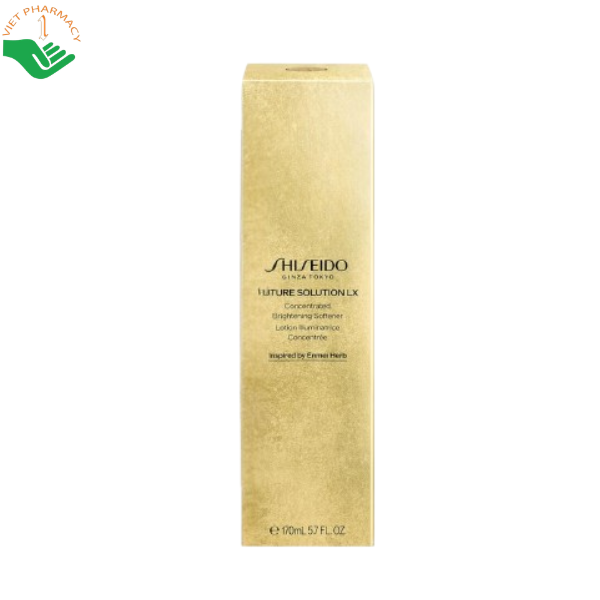 Future Solution LX Concentrated Brightening Softener Shiseido hỗ trợ cấp ẩm, giúp da mềm mại (Chai 170ml)