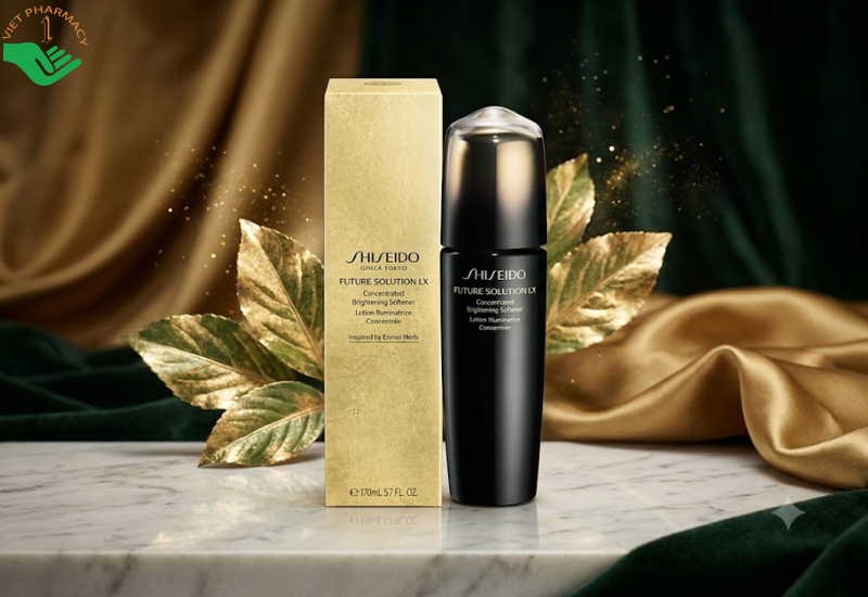Future Solution LX Concentrated Brightening Softener Shiseido hỗ trợ cấp ẩm, giúp da mềm mại (Chai 170ml)