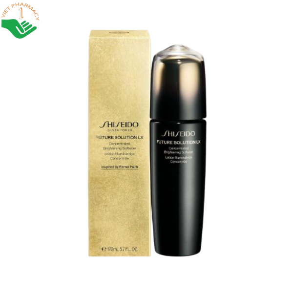 Future Solution LX Concentrated Brightening Softener Shiseido hỗ trợ cấp ẩm, giúp da mềm mại (Chai 170ml)