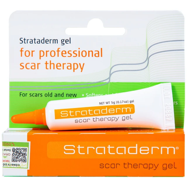 Gel hỗ trợ điều trị sẹo Strataderm Stratpharma (Hộp 1 tuýp 5g)