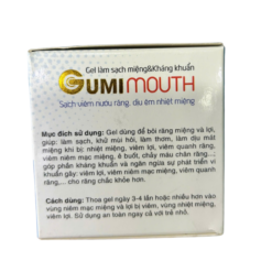 Gel rơ miệng kháng khuẩn bảo vệ nướu GumiMouth Spaphar (Hộp 15 gói)