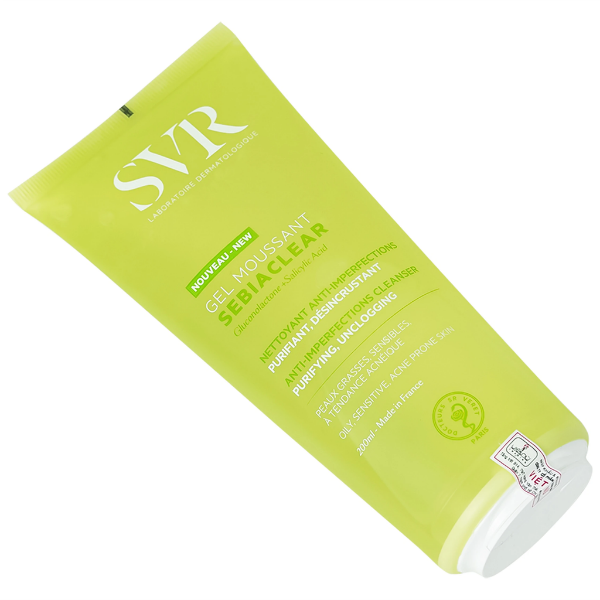 Gel rửa mặt SVR Sebiaclear Gel Moussant (Tuýp 200ml)