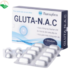Gluta-N.A.C Medzavy giúp da sáng mịn, cải thiện nám da (Hộp 3 vỉ x 10 viên)