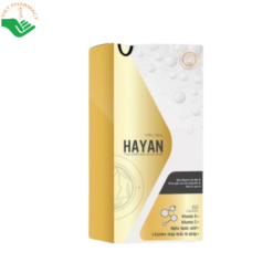 Hayan Phuongdong Pharma hỗ trợ da tươi sáng, giảm tình trạng da khô, sạm màu (Hộp 60 viên)