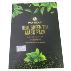 Mặt nạ dưỡng ẩm Pax Moly Real Green Tea Mask (Hộp 10 miếng)