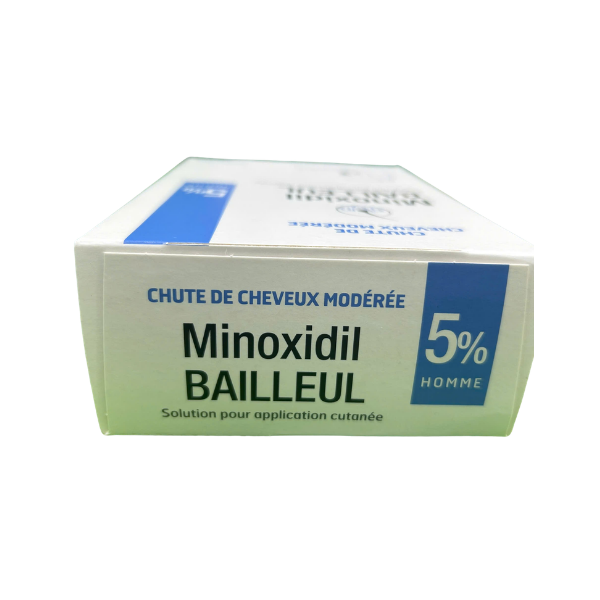 Dung dịch xịt hỗ trợ mọc tóc và ngăn ngừa rụng tóc Minoxidil Bailleul 5% (Hộp 3 chai x 60ml)