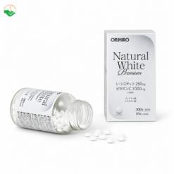 Natural White Premium Orihiro hỗ trợ làm sáng da và bổ sung collagen (Lọ 300 viên)