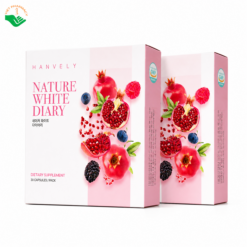 Nature White Diary Hanvely hỗ trợ cải thiện thâm sạm và dưỡng sáng da (Hộp 3 vỉ x 10 viên)