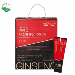 Nước hồng sâm Hàn Quốc Korean Red Ginseng Sticks Innerset bồi bổ cơ thể, tăng sức đề kháng hộp 100 gói