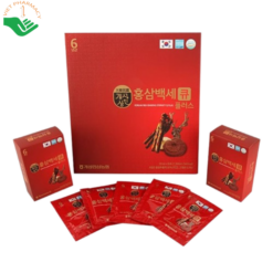 Nước hồng sâm Nhung Hươu Hàn Quốc Q Plus hỗ trợ làm đẹp da, tăng cường sức khỏe (Hộp 30 gói)