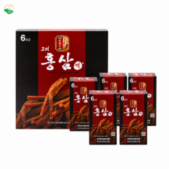 Nước hồng sâm Pocheon Korean Red Ginseng Drink phục hồi sức khỏe, giảm mệt mỏi, tăng cường trí nhớ hộp 30 gói x 70ml