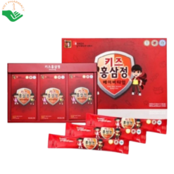 Nước hồng sâm trẻ em Sanga Hàn Quốc hỗ trợ bé ăn ngon, ngủ ngon, tăng cường sức đề kháng và hệ miễn dịch (Hôp 30 gói x 10ml)