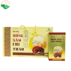 Nước uống Hồng Sâm Chi Thảo TDC Pharma bồi bổ cơ thể, nâng cao sức đề kháng (Hộp 20 gói)