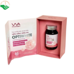 OptiWhite Vnua Pharma hỗ trợ độ ẩm, giúp sáng da, giảm thâm, nám, sạm da (Hộp 60 viên)