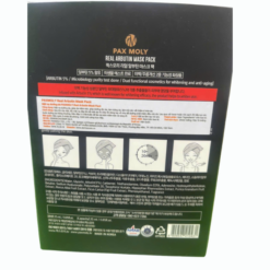 Mặt nạ dưỡng ẩm PAX MOLY Real Arbutin Mask Pack (Hộp 10 miếng)